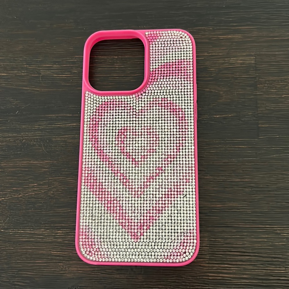 Plastic iPhone case fits 14 plus or pro max